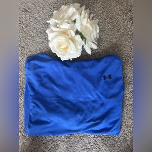 Under Armour Royal Blue camo loose hoodie, size XL